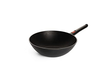 Woll Eco Lite Wok- und Rührpfanne - Induktiv -, Ø 30 cm, 9 cm hoch, mit abnehmbarem Stiel - Geeignet für alle Herdarten, 100 % recyceltes Aluguss, backofenfest, schwarz im Sale